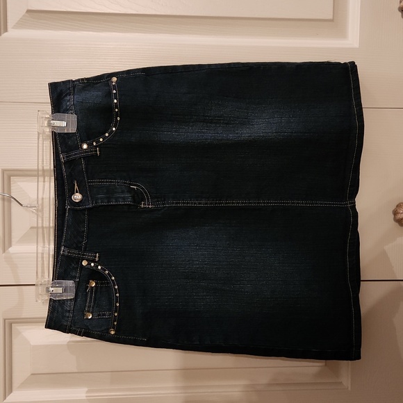 Roz & Ali Dresses & Skirts - Roz & ALI,  Excellent condition,  Women's Denim skirt, Size 4